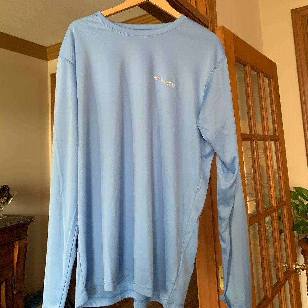 MENS SIZE LARGE COLUMBIA LONG SLEEVE SHIRT